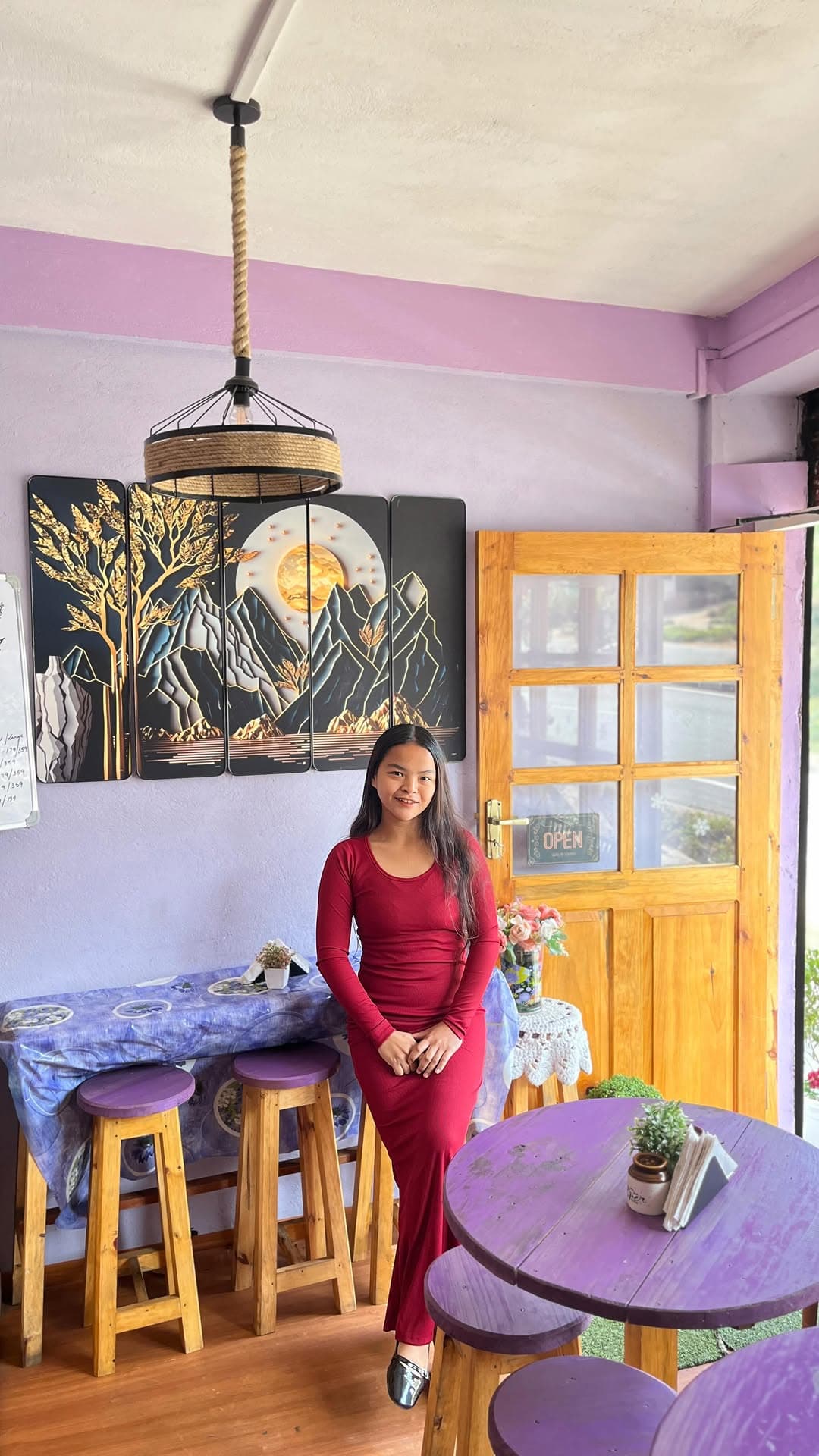 Founder portrait of Stacia inside Ramen by Stacia Cafe